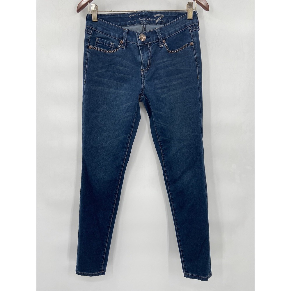 Women's Seven7‎ Dark Wash Mid-Rise Skinny Jeans Size 27